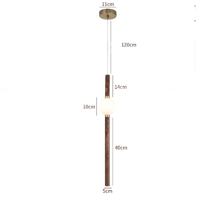 Подвесной светильник Lee Broom Orion Globe wood фото 3 Подвесной светильник Lee Broom Orion Globe wood фото 3