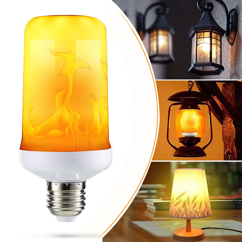 Лампа LED c Эффектом пламени фото #num#