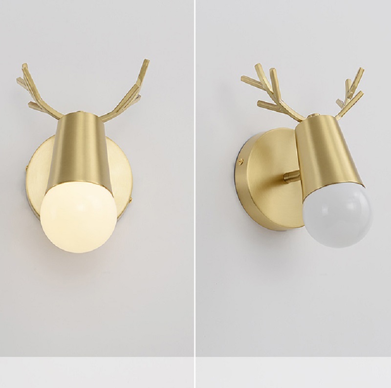 Минималистское бра в скандинавском стиле с регулируемым углом наклона DEER GOLD 3 плафона фото 2 Минималистское бра в скандинавском стиле с регулируемым углом наклона DEER GOLD 3 плафона фото 2