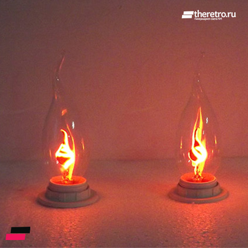 Лампочка с эффектом пламени фото #num#