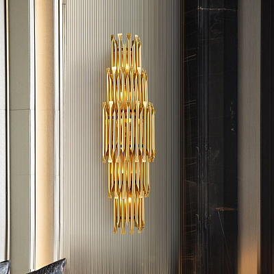 Бра MATHENY WALL LAMP by DELIGHTFULL Черный Малый (Small) фото 8