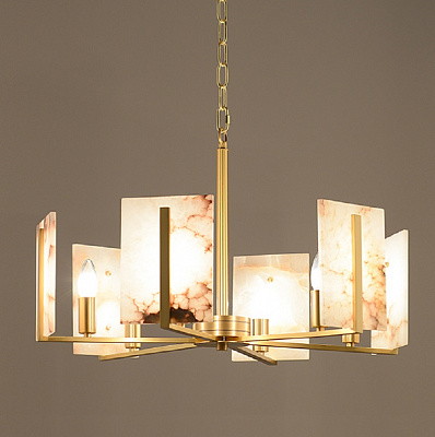 Подвесной светильник Marble square Chandelier фото 4