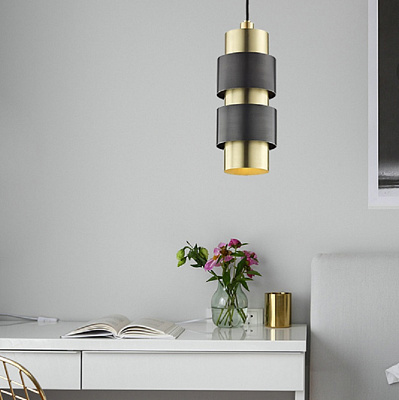 Подвесной светильник Hudson Valley 9422 Cyrus 2 Light Pendant In Aged фото 10