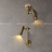 Серия настенных светильников на одну и две лампы с рифлеными плафонами цилиндрической формы на вертикальном кронштейне TRIGGER WALL фото 3
