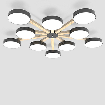 Потолочный светильник wooden wheels фото 8