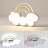 Светодиодный потолочный светильник в виде облака с радугой SUMMER Белый Малый (Small) фото 11