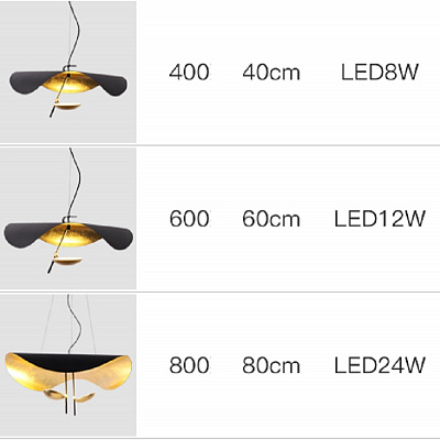 Подвесной светильник CATELLANI & SMITH LEDERAM MANTA S2 PENDANT Gold фото 10