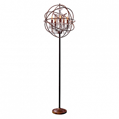 Foucault Orb Crystal Floor Lamp фото 3
