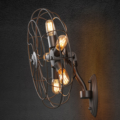 Loft Industry Wall Fan Бра фото 4