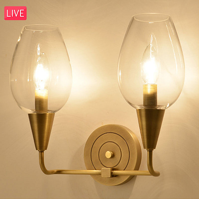 Бра VIOLA WALL Lamp Double Прозрачный фото 11