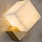 Настенный светодиодный светильник с мраморным плафоном кубической формы OBSCUR фото 4