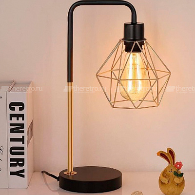 Настольная лампа Rose Gold Cylinder Table Lamp фото 11