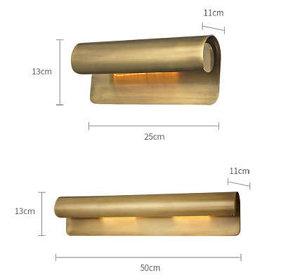 Бра Hudson Valley 1513-AGB Accord 1 Light Wall Sconce In Aged Brass фото 10