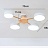 Светодиодная потолочная люстра с элементами из дерева TIDEN фото 5