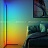 Угловой светодиодный торшер с цветной светодиодной RGB матрицей с разными режимами работы VIEL RGB фото 16