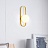 Настенный светильник со стеклянным плафоном-шаром Золотой фото 4