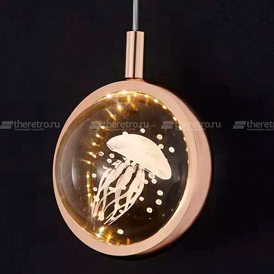 Подвесной светильник Modern Crystal Ball Wall Lamp фото 9