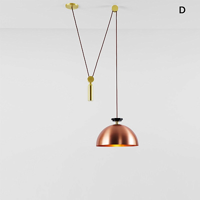 Подвесной светильник Shape up Pendant Hemisphere Black designed by John Hogan фото 6