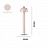 Торшер в скандинавском стиле с цилиндрической стойкой и мраморным основанием MEET фото 4