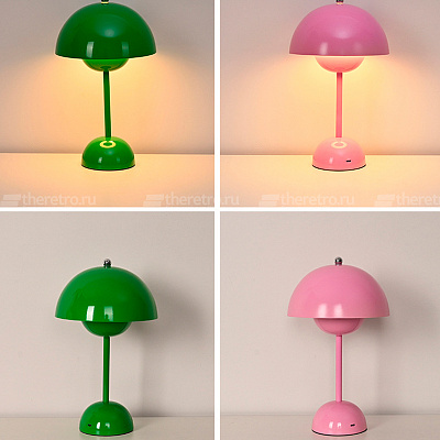Настольная лампа Verpan Flowerpot Verner Panton E фото 14