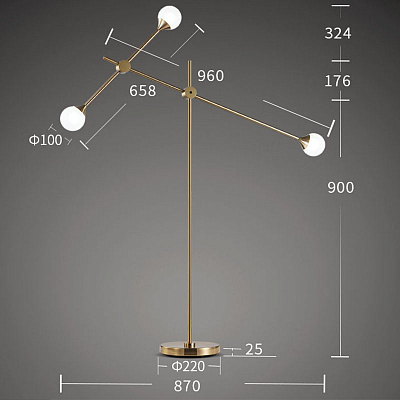 American Vintage Floor Lamp фото 5