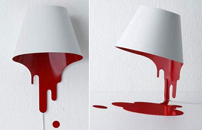 Liquid Table Lamp Красный фото 5