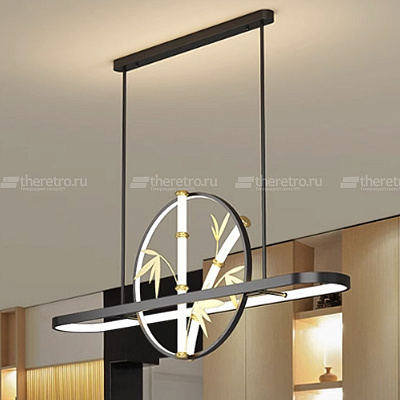 Подвесной светильник в японском стиле Бамбук Japanese Style Bamboo Wall Lamp-2 фото 7