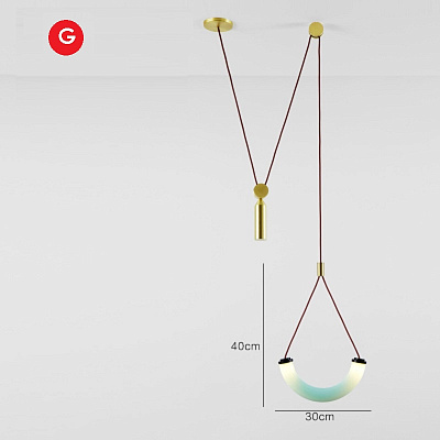 Roll & Hill Shape Up 5-Piece Chandelier V9 фото 9
