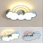 Светодиодный потолочный светильник в виде облака с радугой SUMMER Белый Большой (Large) фото 10