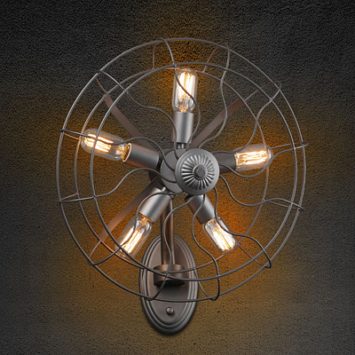 Loft Industry Wall Fan Бра фото 3