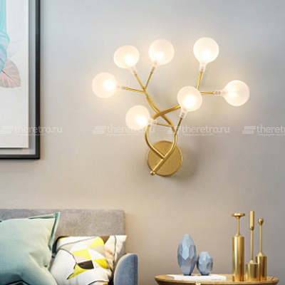 Настенный светильник ST-Luce Ritz Demeter Firefly Chandelier Черный C фото 9