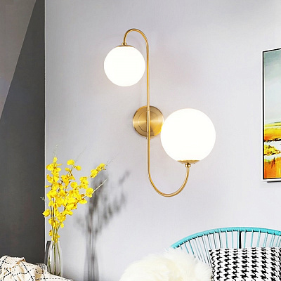 Бра Gooseneck Pelle wall Lamp фото 10