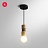 Дизайнерский деревянный подвесной светильник в скандинавском стиле SASH B фото 2