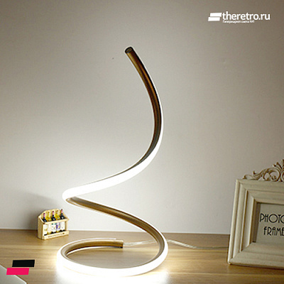 Светильник настольный LED Серебро фото 7