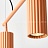 Серия рядных светильников с ребристыми плафонами цилиндрической формы на горизонтальной рейке MAISY LONG фото 3