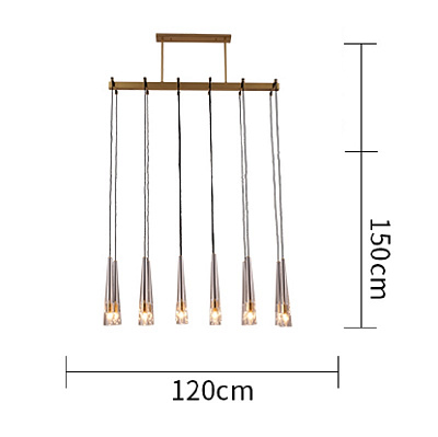 Jonathan Browning Apollinaire Linear Chandelier фото 6