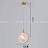 Подвесной светильник Modern Crystal Ball Wall Lamp фото 2