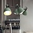 Люстра в скандинавском стиле с 4-мя светильниками LONG Зеленый фото 7