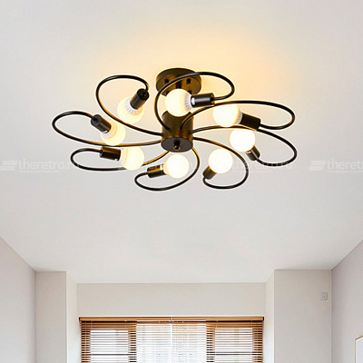 Потолочная люстра Open Bulb Ceiling Light  фото 12