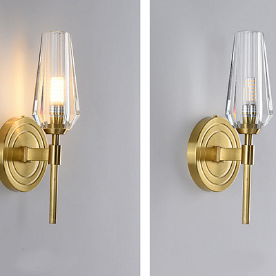Настенный светильник с рельефным плафоном из кристалла MARIET фото 6