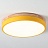 Светодиодные плоские потолочные светильники KIER WOOD 50 см  Желтый фото 12