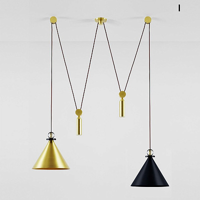 Подвесной светильник Shape up Pendant Hemisphere Black designed by John Hogan фото 11
