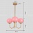 Подвесной светильник Pearl LED Chandelier Розовый фото 3