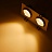 Встраиваемый светодиодный светильник Ringot line 2 плафон  Черный 3000K фото 14