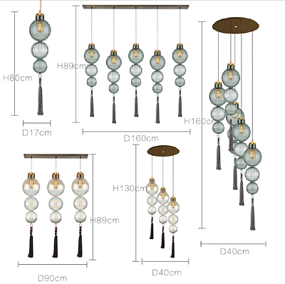 Heathfield Lighting Medina Pendant фото 10