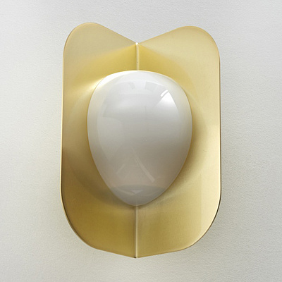 Бра MM Lampadari Wall Lamp LEAF designed by Matteo Zorzenon Латунь фото 6