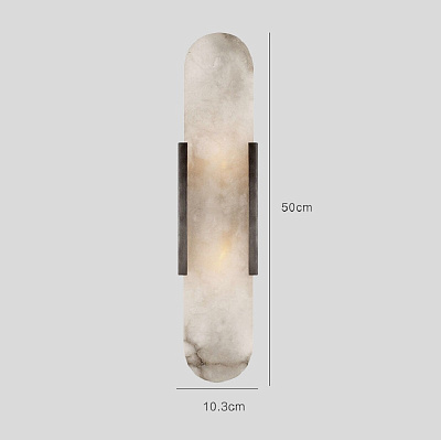 Бра MELANGE ELONGATED SCONCE Золотой фото 11