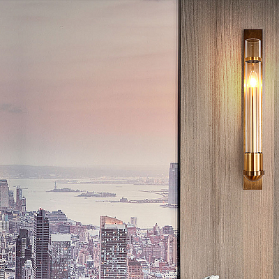 Бра Glass tube Gavanna Wall Lamp фото 4
