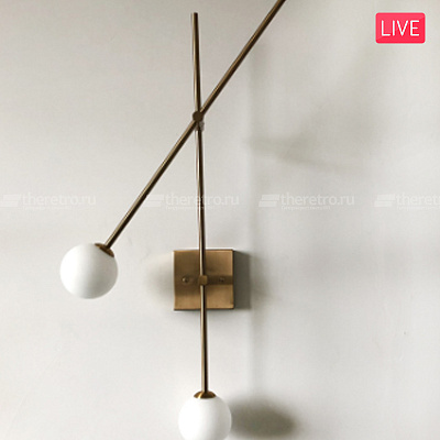 Настенный светильник Tempo Sconce Черный фото 7