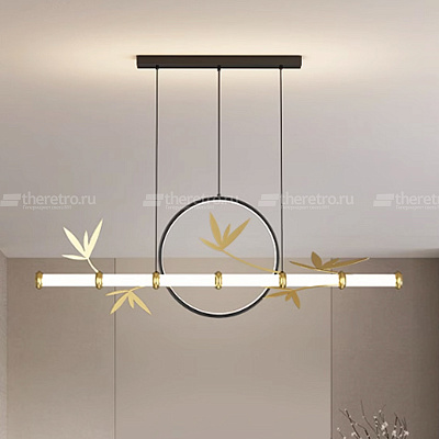 Подвесной светильник в японском стиле Бамбук Japanese Style Bamboo Wall Lamp-2 фото 14
